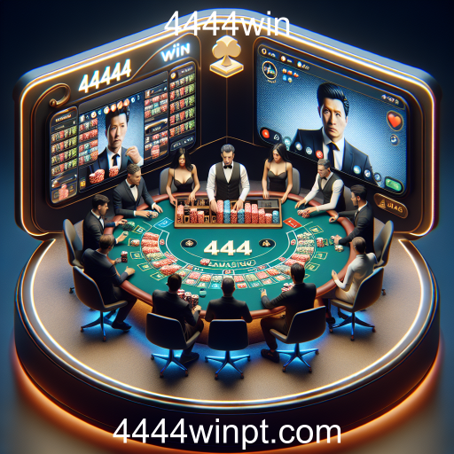 Explore a Emoção dos Jogos 'Ao Vivo' no 4444win